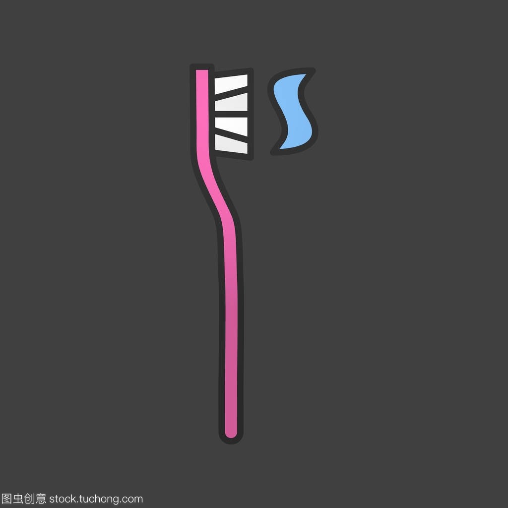 牙刷牙膏图标