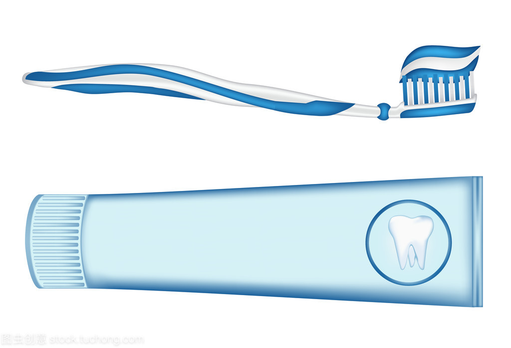 牙刷、 牙膏。网图